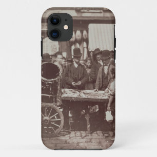 Cheap Fish of St. Giles, from 'Street Life in Lond iPhone 11 Case