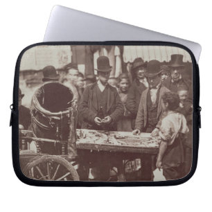 Cheap Fish of St. Giles, from 'Street Life in Lond Laptop Sleeve