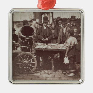 Cheap Fish of St. Giles, from 'Street Life in Lond Metal Tree Decoration