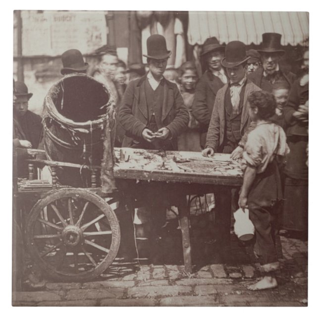 Cheap Fish of St. Giles, from 'Street Life in Lond Tile (Front)