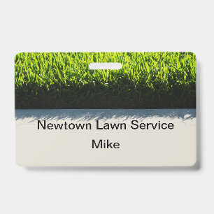 Cheap Lawn Care Service Name Badges ID Badge