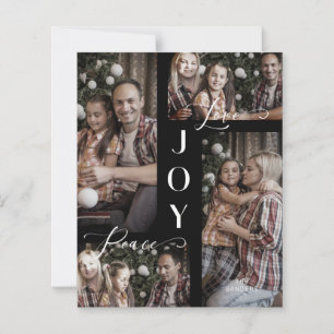 Cheap Minimalist Modern 4 Photos Collage Christmas