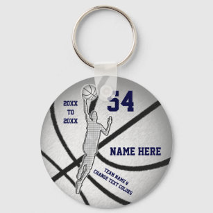 Cheap, Personalised Basketball Party Favours, BOYS Key Ring