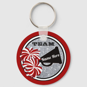 Cheap Personalised Cheerleading Gifts and Coaches Key Ring