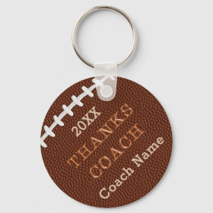 Cheap Personalised Football Coach Gift Ideas Key Ring
