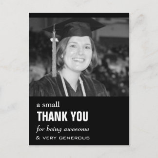 Cheap Photo Graduation Thank You Card