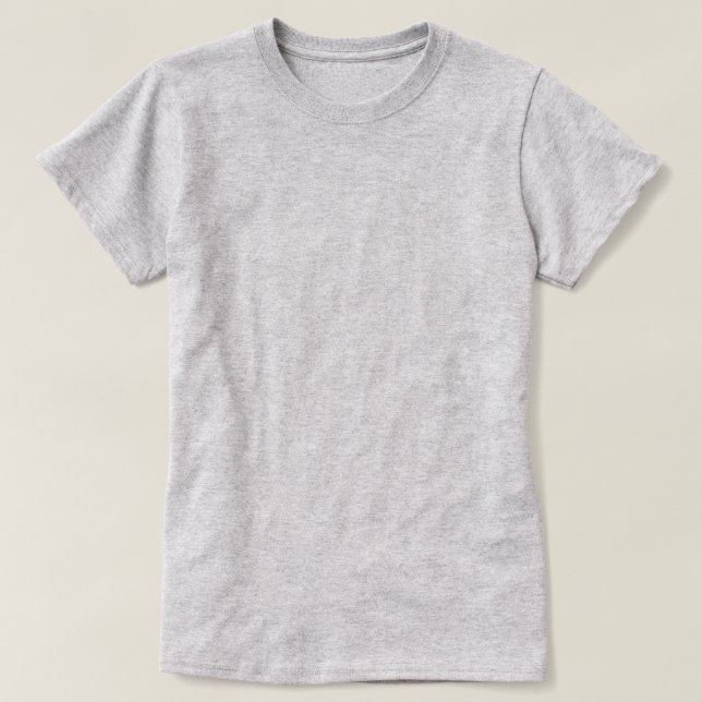 cheap plain steel T-Shirt (Design Front)