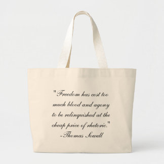 "Cheap Rhetoric" Tote Bag