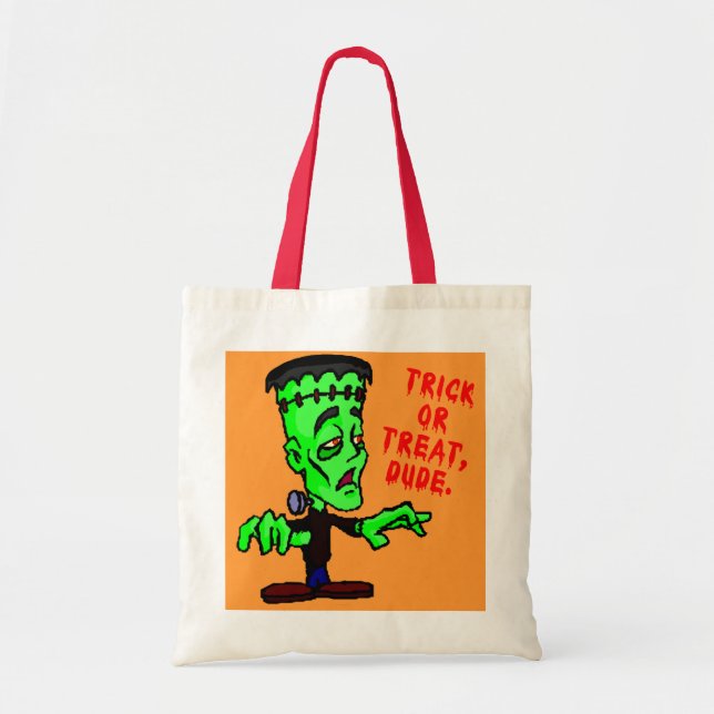 Cheap, Sturdy, Roomy Halloween Candy Bag (Front)