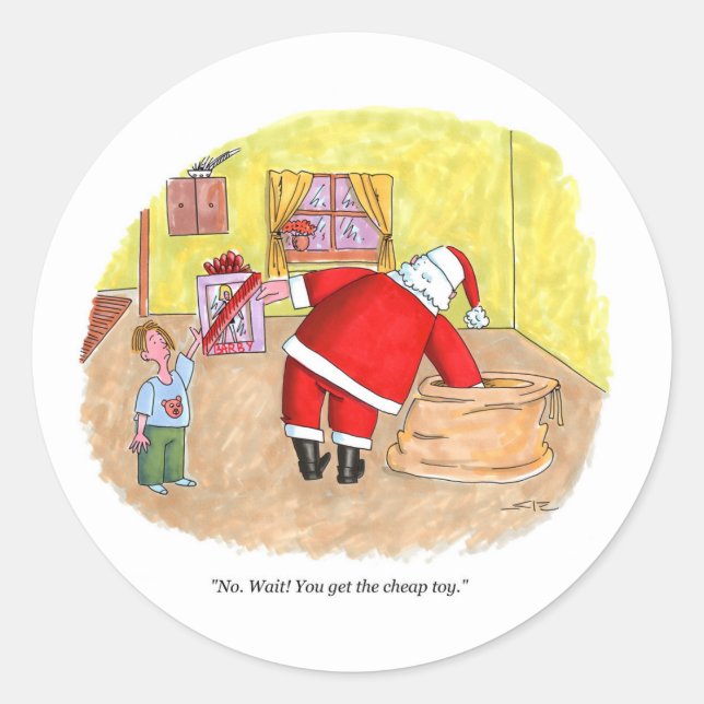 Cheap Toy large round stickers (Front)