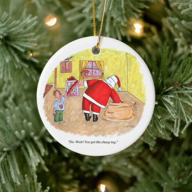 Cheap Toy round ceramic ornament (Tree)