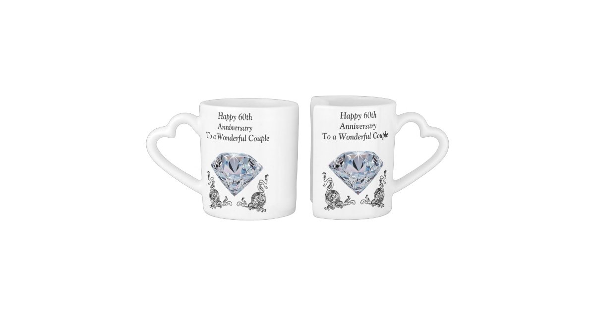 Cheap Unique Diamond Wedding Anniversary Gifts Coffee Mug Set Zazzle