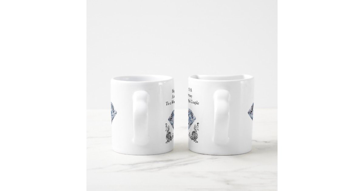 Cheap Unique Diamond Wedding Anniversary Gifts Coffee Mug Set Zazzle