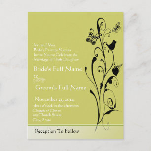 Cheap Wedding Invitation Postcards