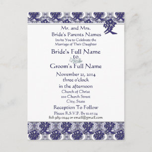 Cheap Wedding Invitation Postcards