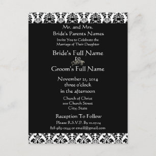 Cheap Wedding Invitation Postcards