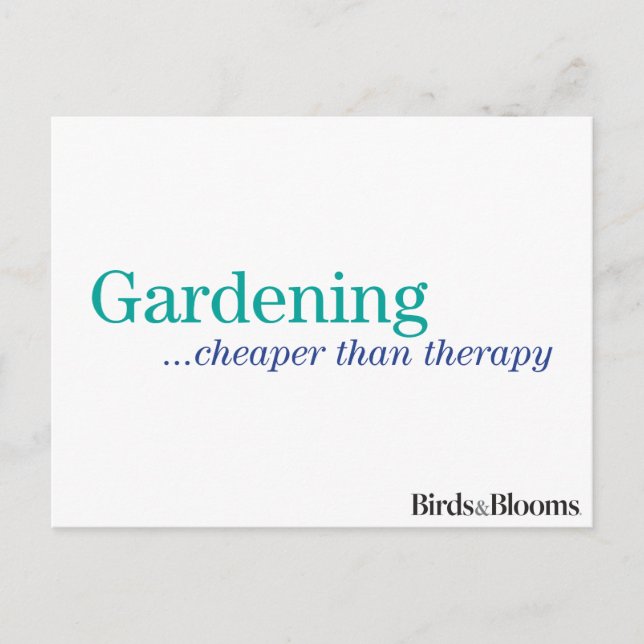 Cheaper Than Therapy Postcard (Front)