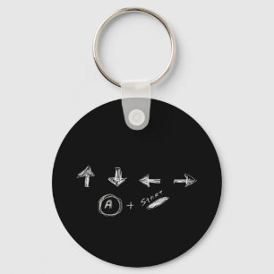 Cheat Code Key Ring