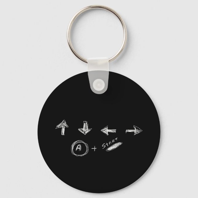 Cheat Code Key Ring (Front)