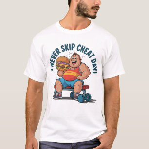 Cheat Day Champion: Gym Goals Reimagined! T-Shirt