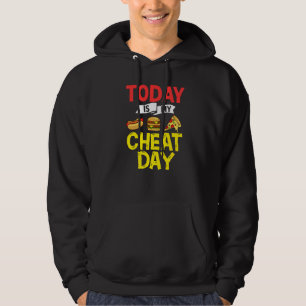 Cheat Day Diet Food Workout Quotes Fitness Gym Hoodie