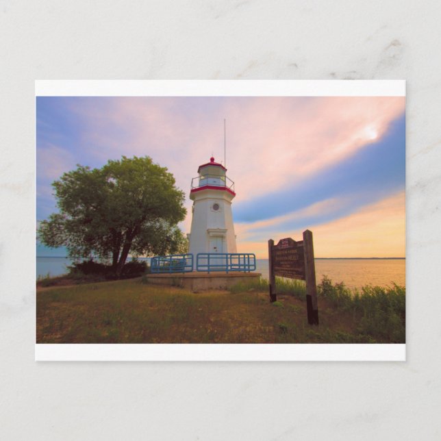 Cheboygan Lighthouse #6569 Postcard (Front)