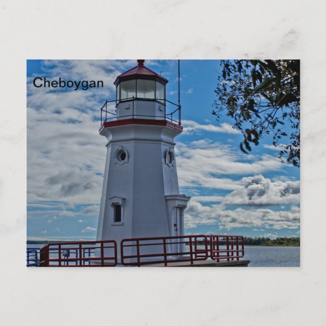 Cheboygan Postcard (Front)