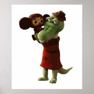 Cheburashka  Gena Poster
