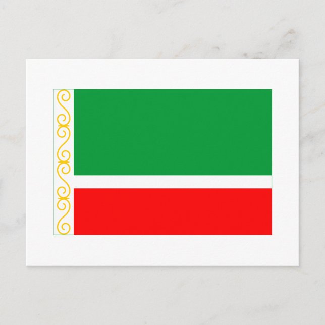 Chechen Republic Flag Postcard (Front)