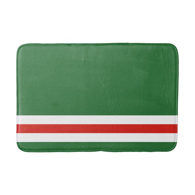 Chechen Republic of Ichkeria Flag Bath Mat (Front)