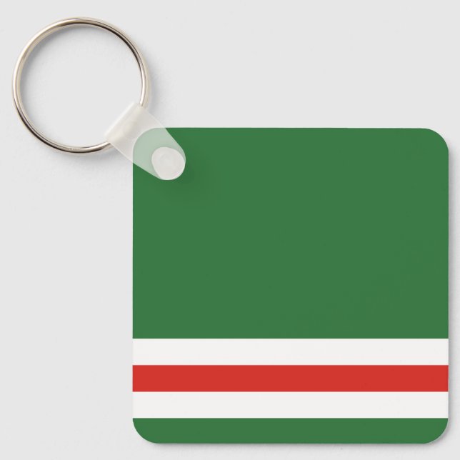 Chechen Republic of Ichkeria Flag Key Ring (Front)