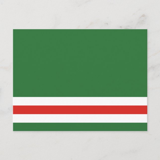 Chechen Republic of Ichkeria Flag Postcard (Front)
