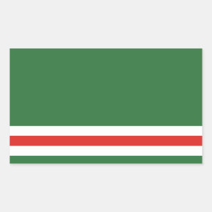 Chechen Republic of Ichkeria Flag Rectangular Sticker