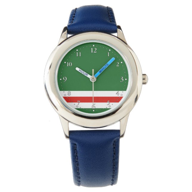 Chechen Republic of Ichkeria Flag Watch (Front)