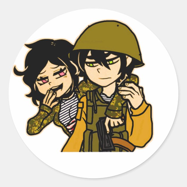 Chechnya Classic Round Sticker (Front)