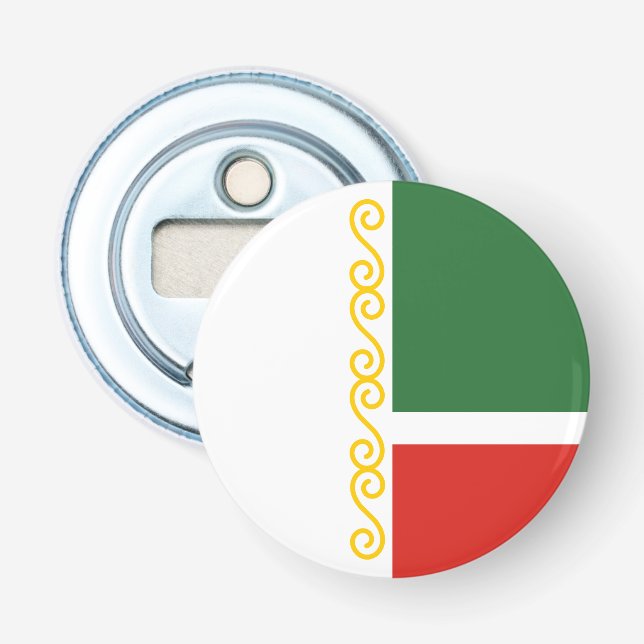Chechnya Flag Bottle Opener (Front)
