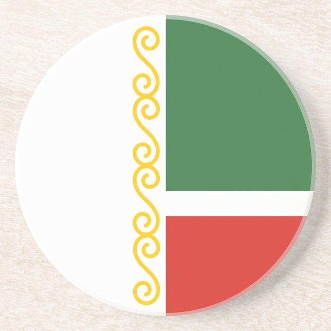 Chechnya Flag Coaster (Front)