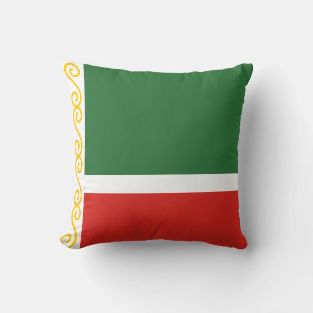 Chechnya Flag Cushion (Front)