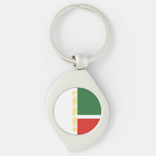 Chechnya Flag Key Ring