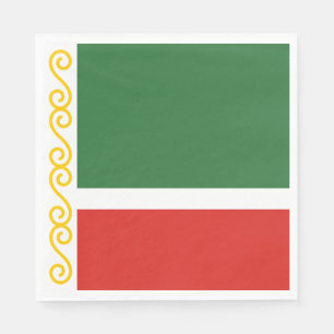 Chechnya Flag Napkin