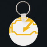 Check Engine Light Funny Mechanic Macanic Machanic Key Ring<br><div class="desc">A stylish keychain featuring a vintage classic car design. A perfect accessory for car lovers and collectors. Great for everyday use or as a small and thoughtful gift for classic car enthusiasts.</div>