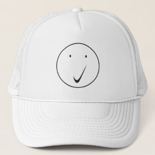 Check face - Tick/Black. Trucker Hat
