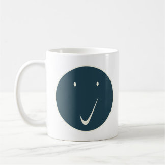 Check face - Tick, DarkG/Wh. Coffee Mug