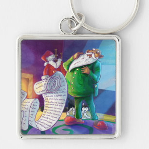 Check it Twice Santa Key Ring