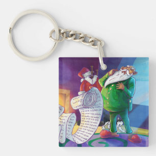 Check it Twice Santa Key Ring