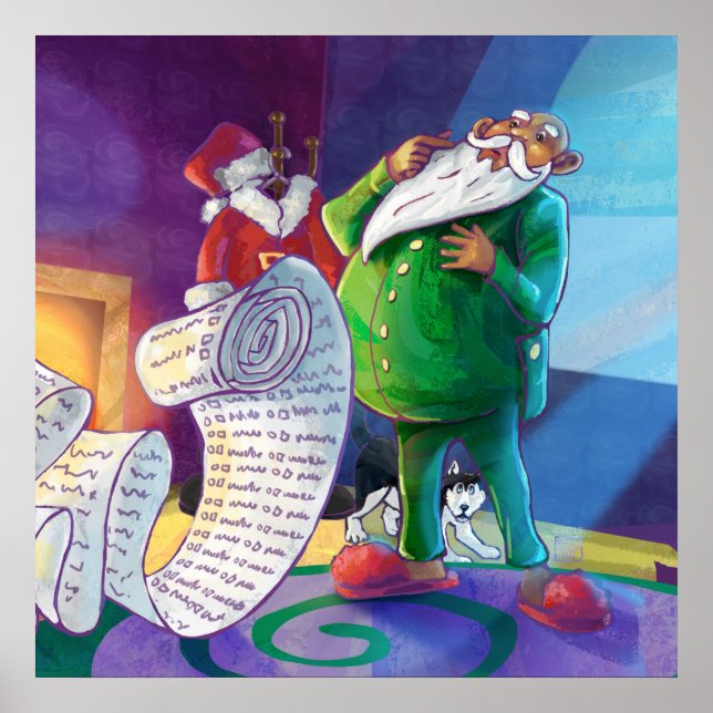 Check it Twice Santa Poster (Front)