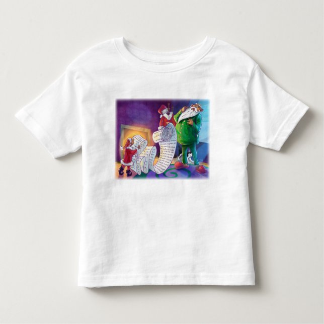 Check it Twice Santa Toddler T-Shirt (Front)