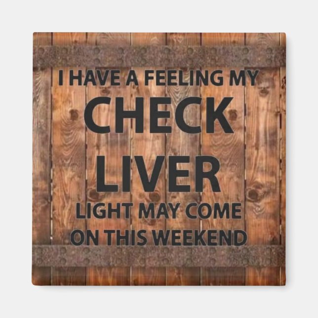 Check Liver Light Magnet (Front)
