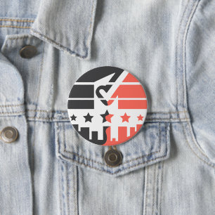 Check Mark of Unity 7.5 Cm Round Badge