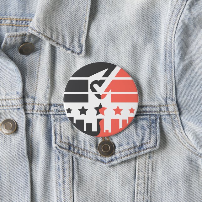 Check Mark of Unity 7.5 Cm Round Badge (In Situ)